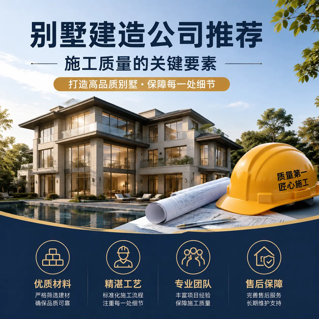 别墅建造公司推荐: 德江 施工质量的关键要素