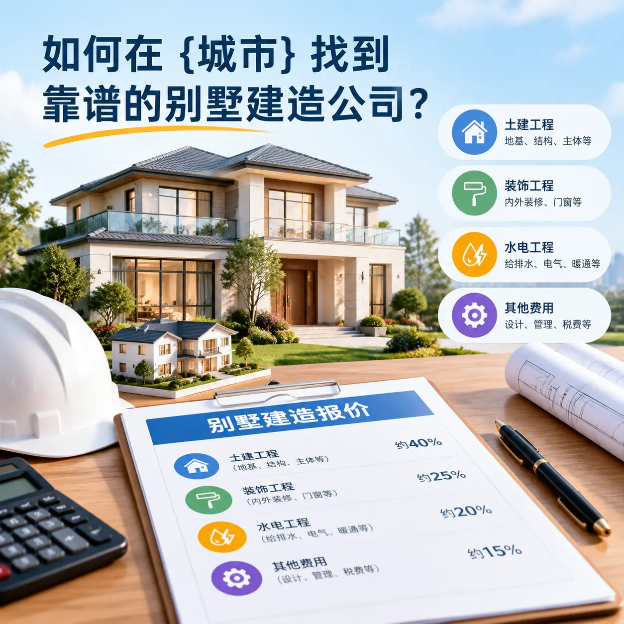 如何在 德江 找到靠谱的别墅建造公司?