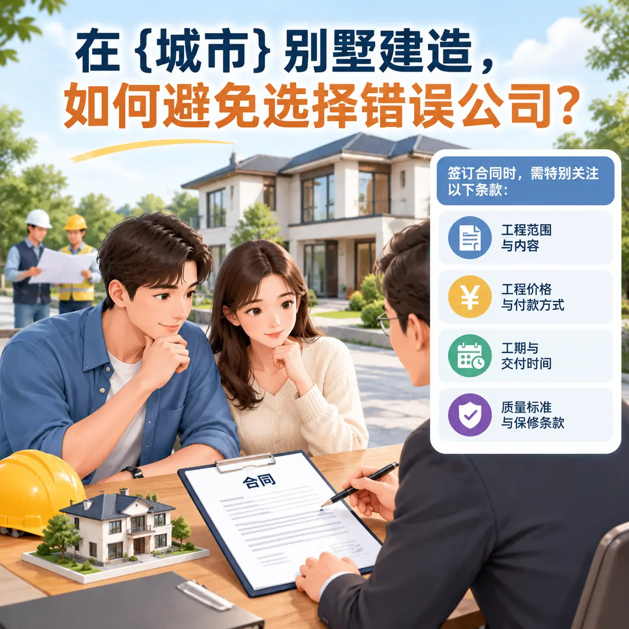 在 德江 别墅建造,如何避免选择错误公司?