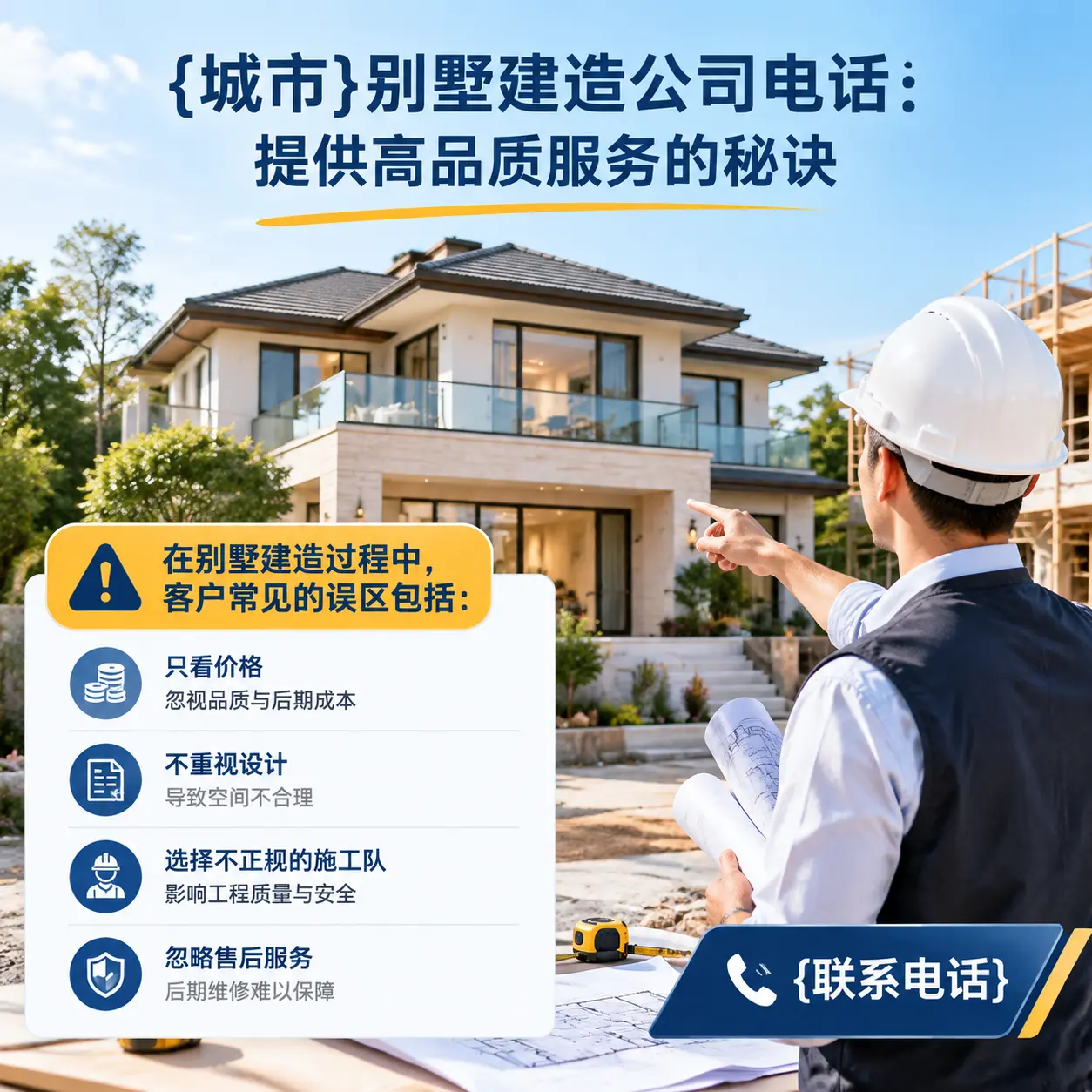 德江别墅建造公司电话:提供高品质服务的秘诀