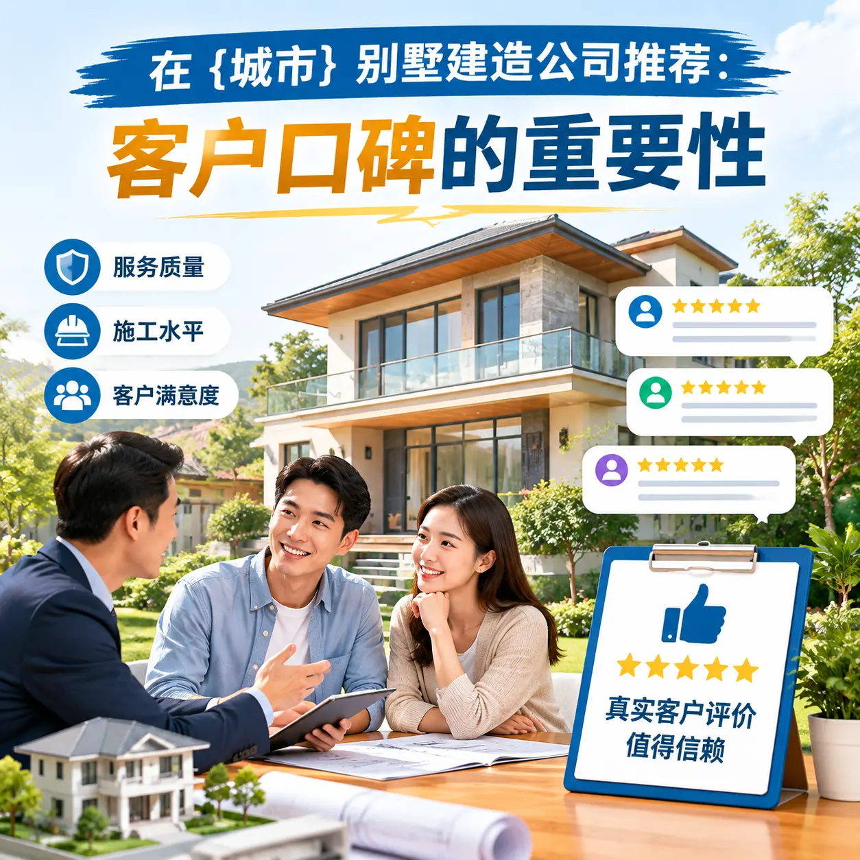 在 德江 别墅建造公司推荐：客户口碑的重要性