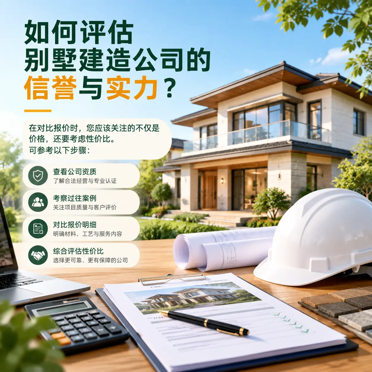 如何评估 德江 别墅建造公司的信誉与实力？
